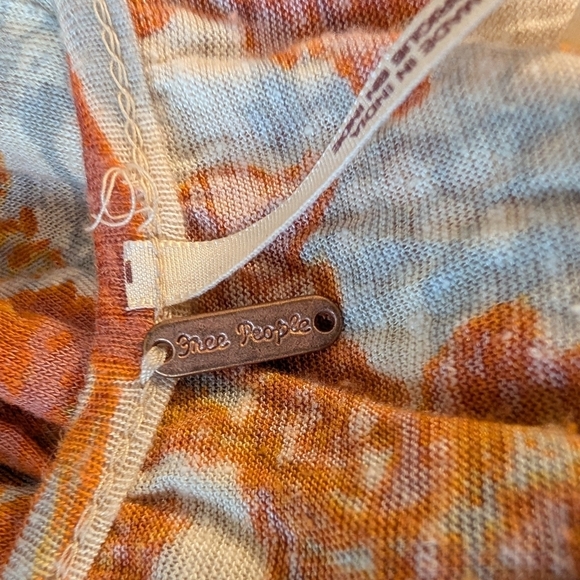 NWT Free People Riverbend Ruffle Sleeve Blouse Size Small - Picture 4 of 8